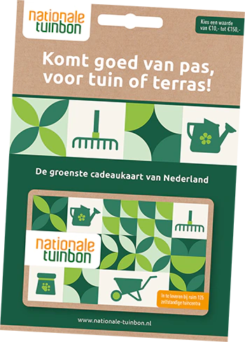 Nationale Tuinbon - cadeau altijd uitkomt